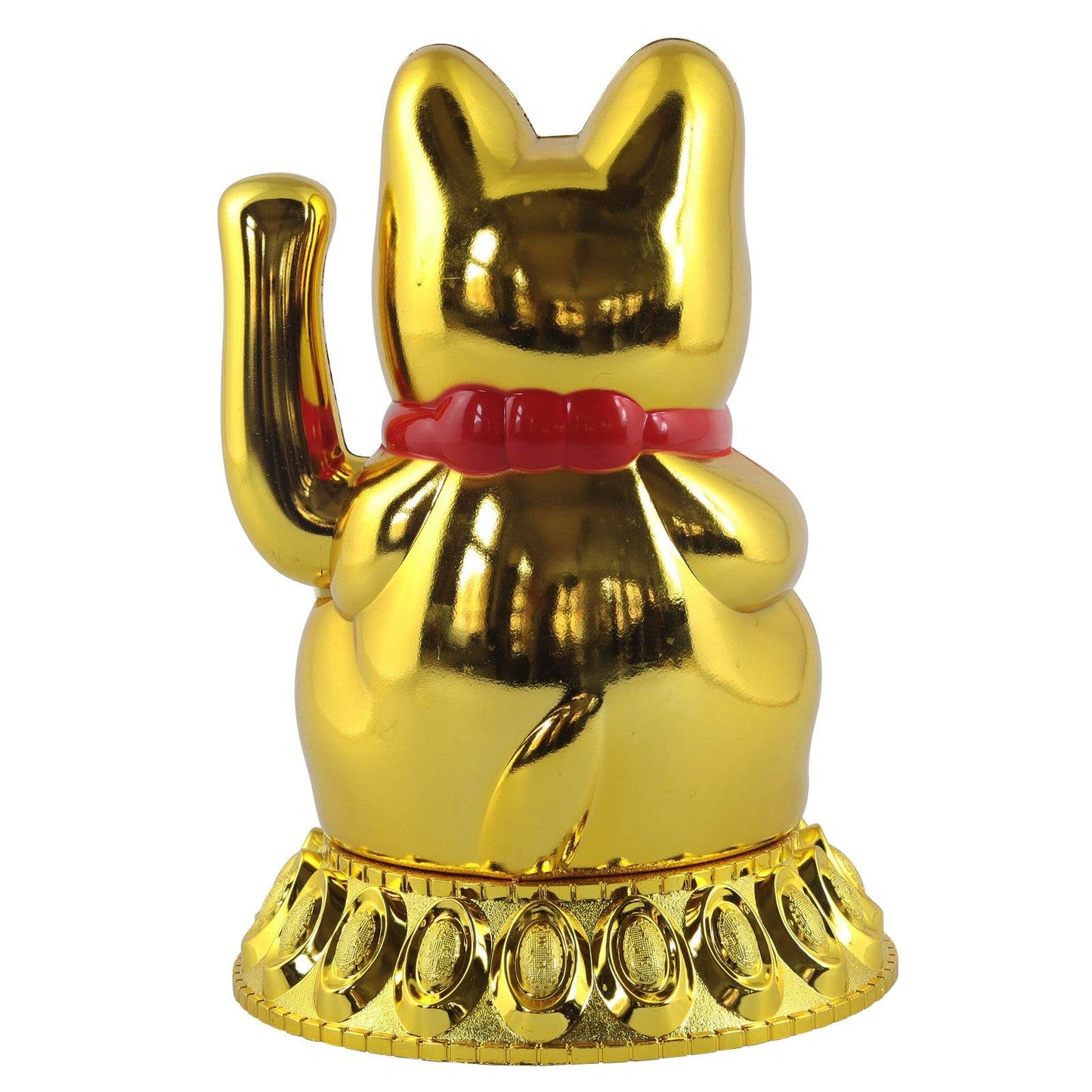 Golden solar lucky cat 18cm