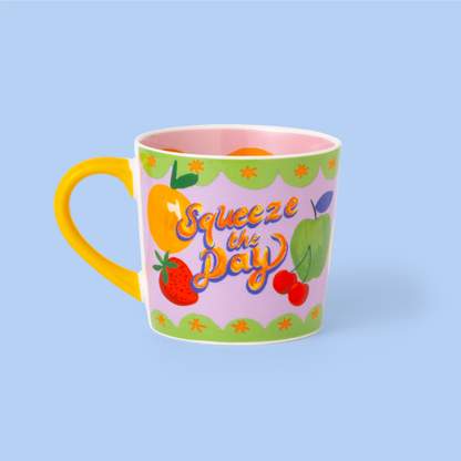 “Squeeze the Day” Fruit Mug