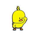 Pins Canard Debout