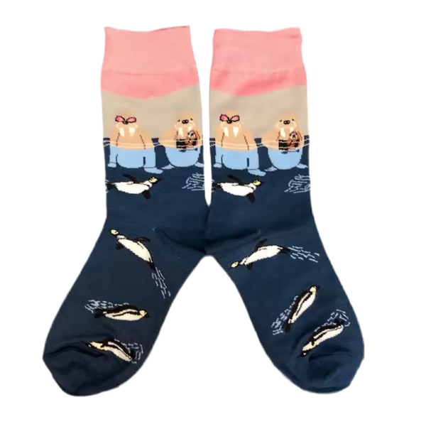 Chaussettes Morses et Pingouins