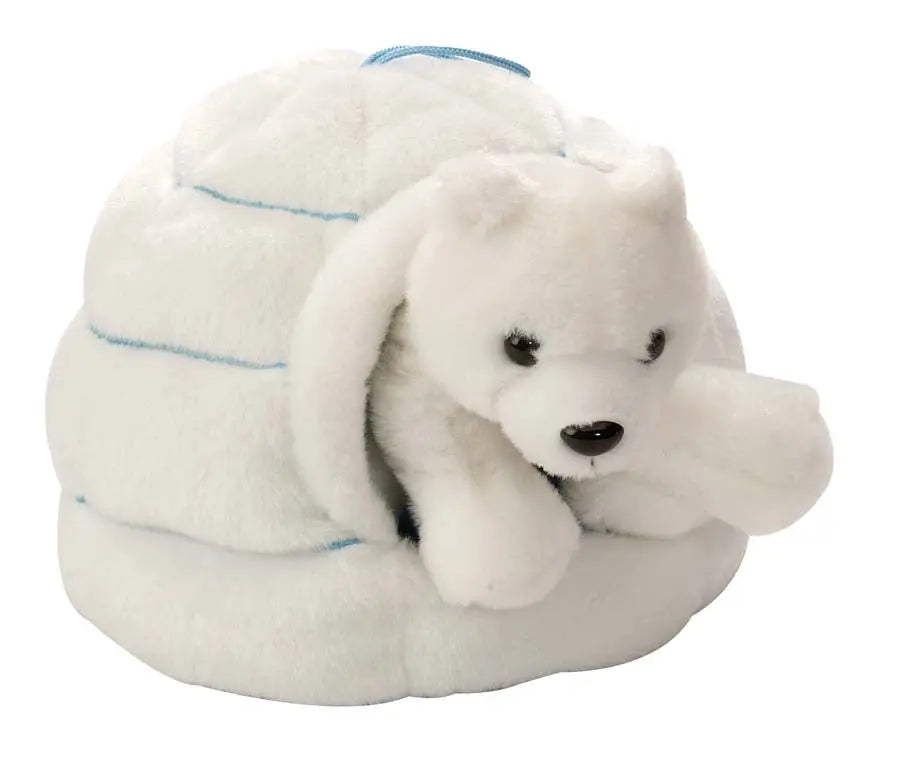   Wild Republic -  Polar Bear in an Igloo Stuffed Animal  Stuffed Animals