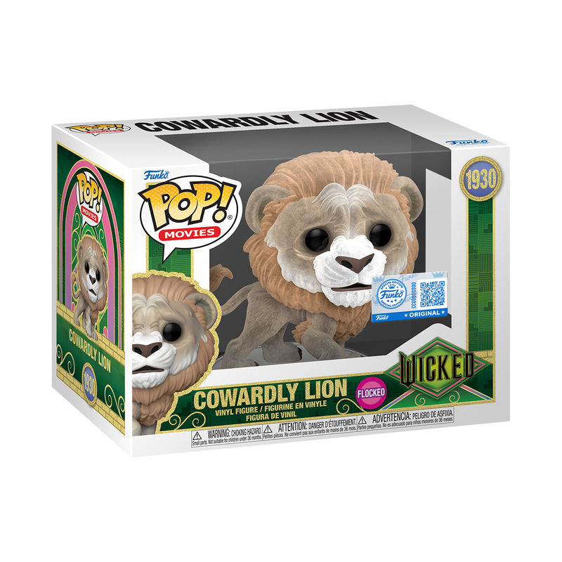 Pop! Le Lion Peureux (Flocked)