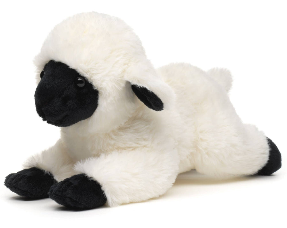 Peluche agneau noir et blanc