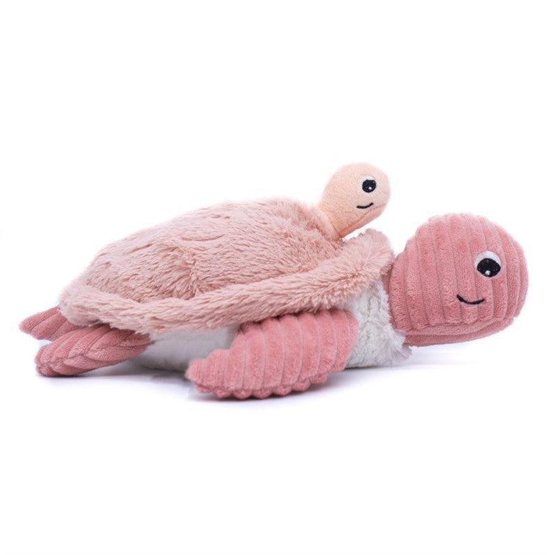 Peluche tortue Sauvenou maman et son bébé rose – Les Ptipotos