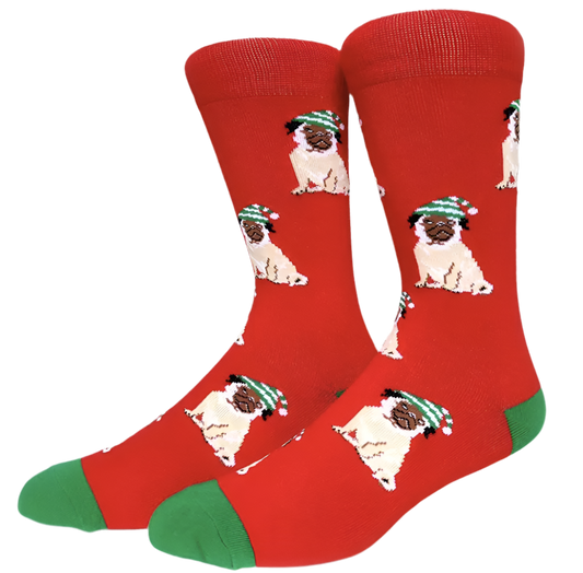 chaussettes chien lutin de noel mrcol