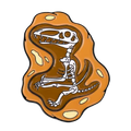 Pin's Fossil de Pterodactyle