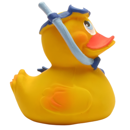 Duikeend met snorkel