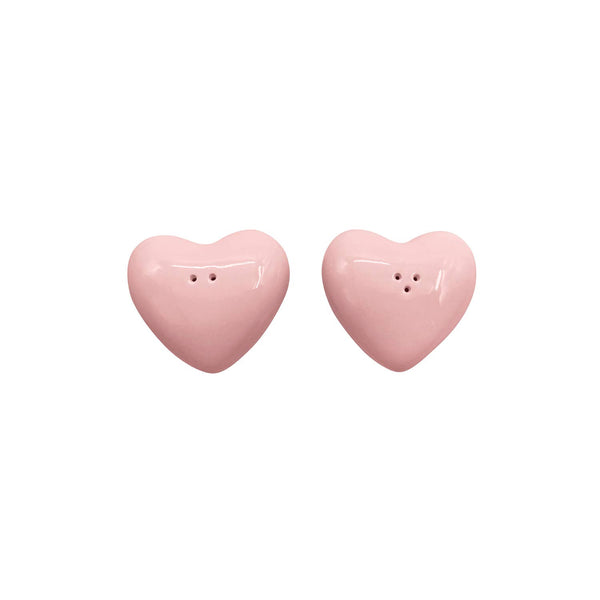 Salière et poivrière Cœur rose