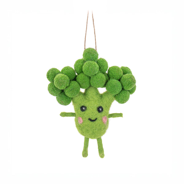 Décoration à suspendre en Feutre Brocoli