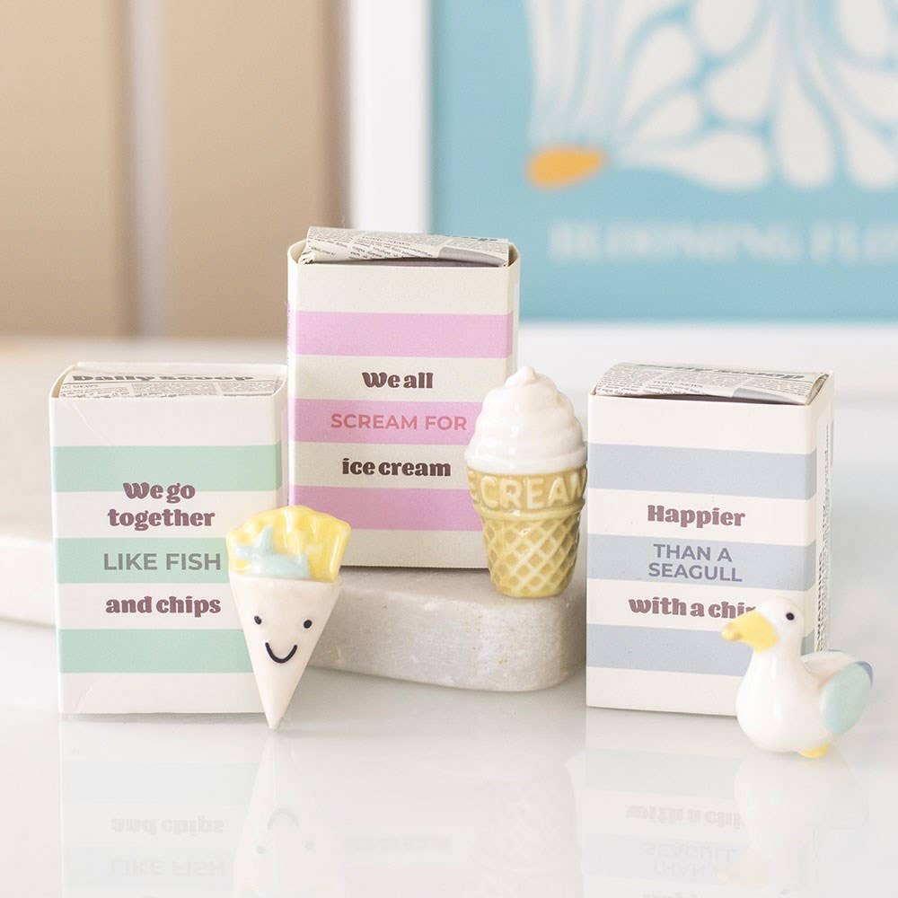 Mini Figurine en Céramique - Summer Vibes