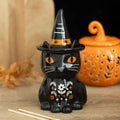 Frightful Folk Black Cat Halloween Oil Burner