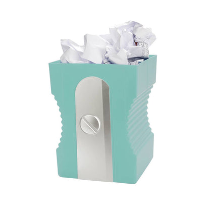 Dienblad, puntenslijper, turquoise, plastic,