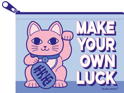 Mini Lucky Cat Purse “Make your own Luck”