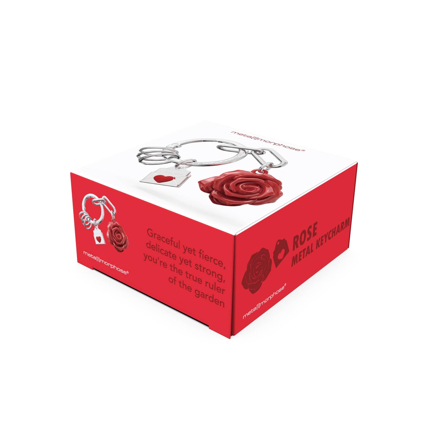 Porte-clés charms Rose