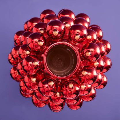 Vase Boule de Noël, Rouge