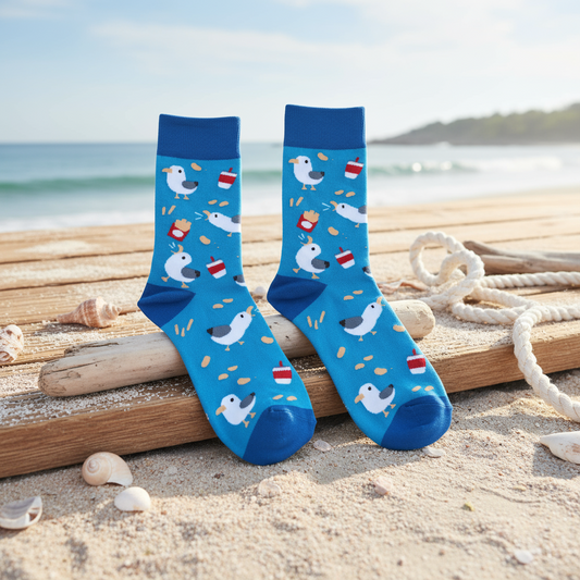 Socks - Seagulls and snacks