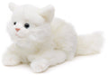 Peluche Chat Blanc Couché