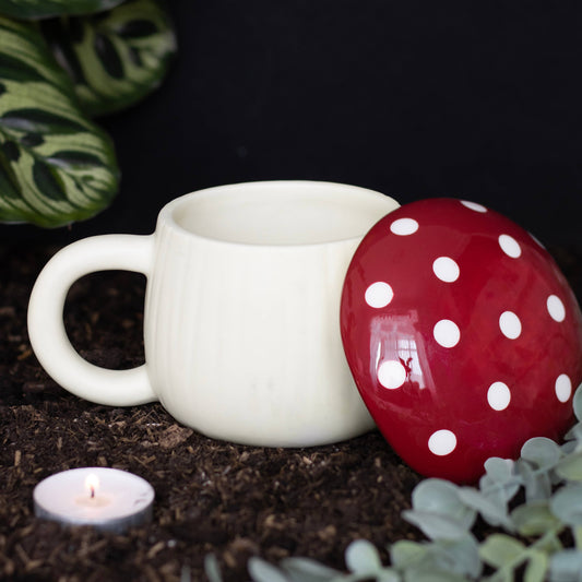 Tasse en forme de champignon