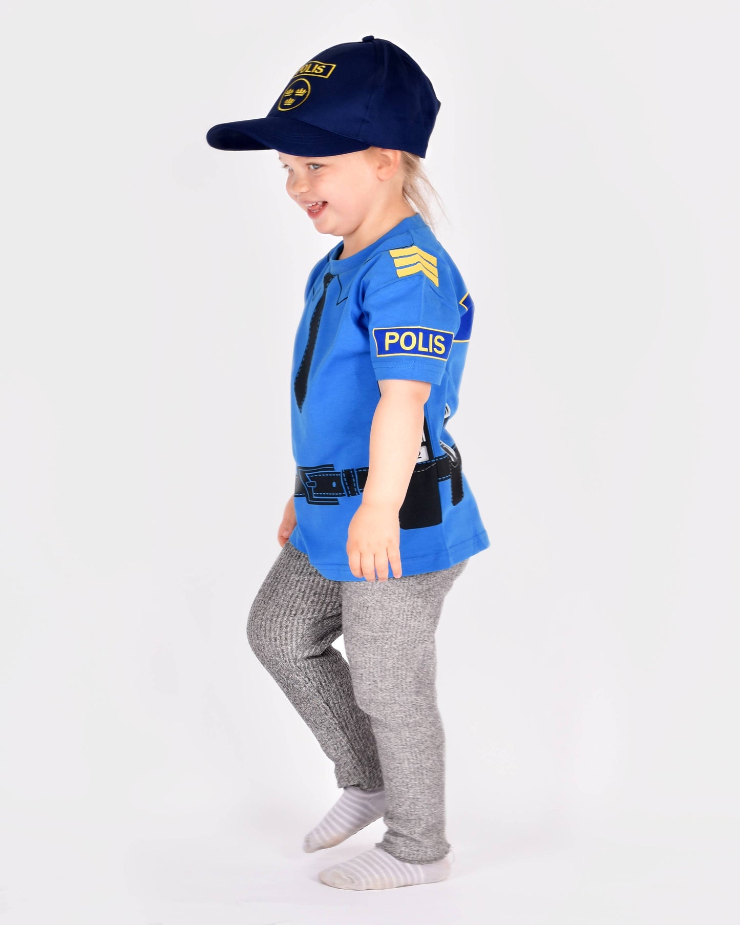 T-shirt Police en coton biologique 98-104 cl 2-4 ans