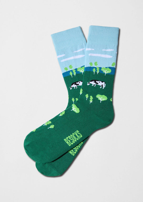 Chaussettes BeFarm Vert / 41/46 – Besocks