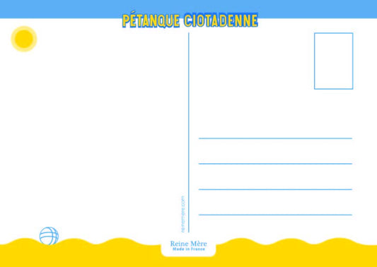 Carte Postale - Pétanque Marseillaise