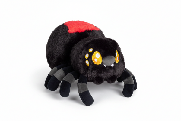 Mini knuffelbare Black Widow