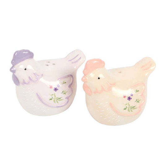 Salt and pepper, flower hens