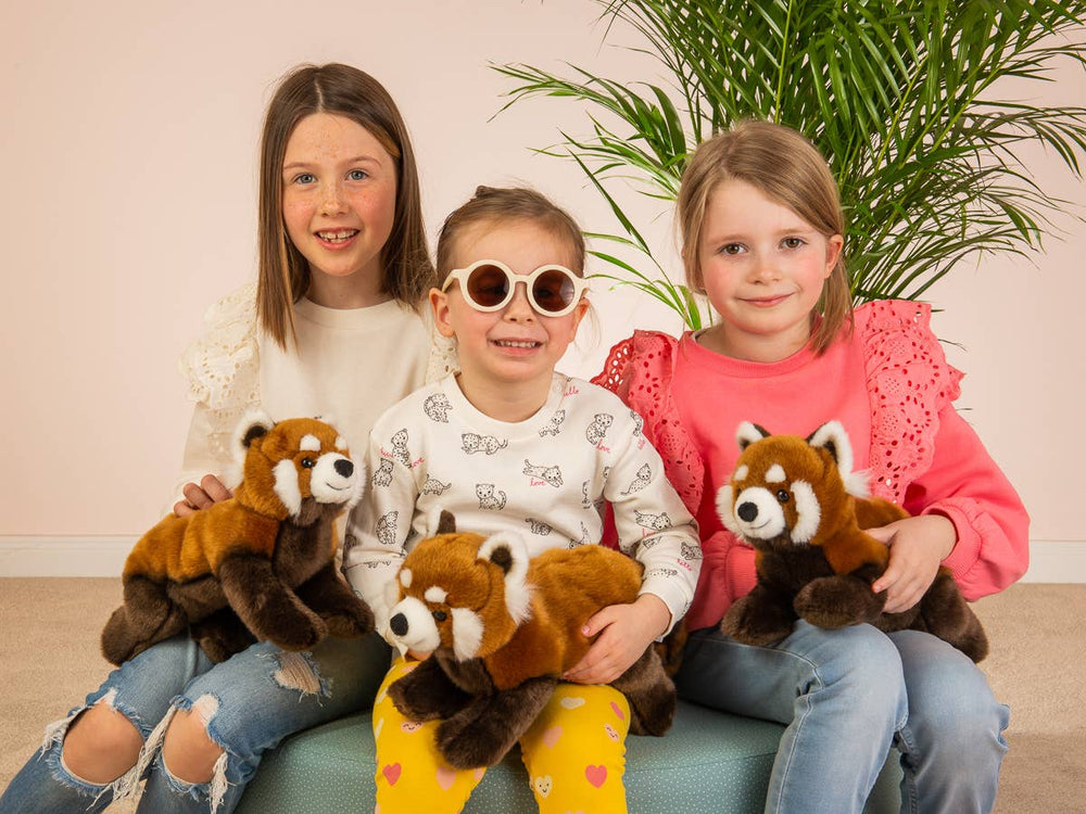 Rode Panda Knuffel – 30 cm