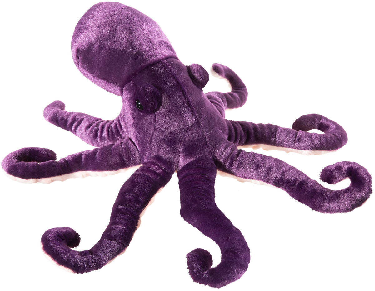 Peluche poulpe Cozy Home violette — 32 cm