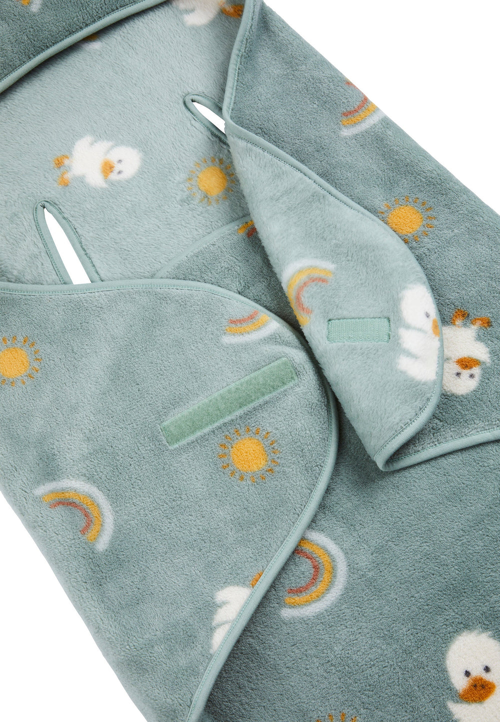 Nid d’ange Canard Edda en microfleece - 80 x 90 cm
