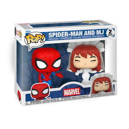 Pop! Spider-Man and MJ 2-Pack – vue officielle Funko