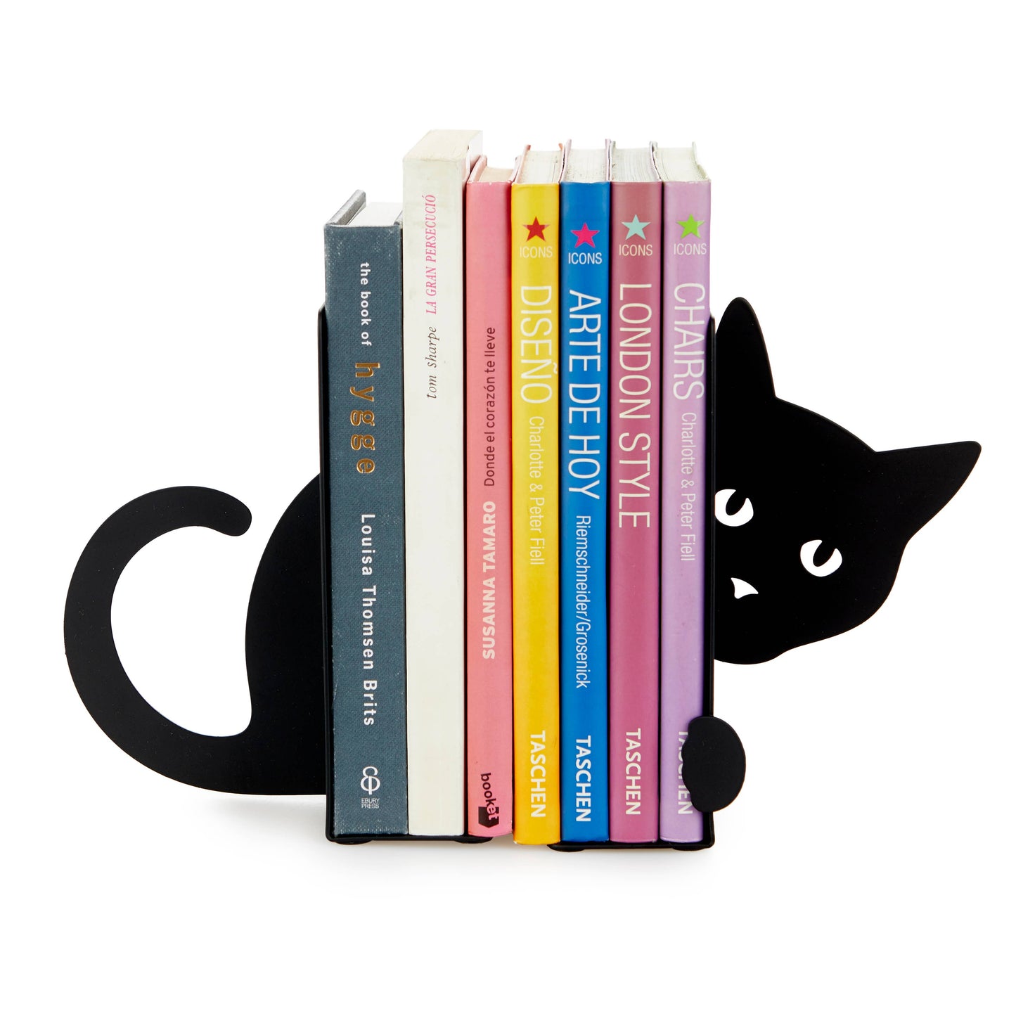 Serre-livre Chat Noir