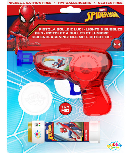 Spider-Man Bubble Gun with Light