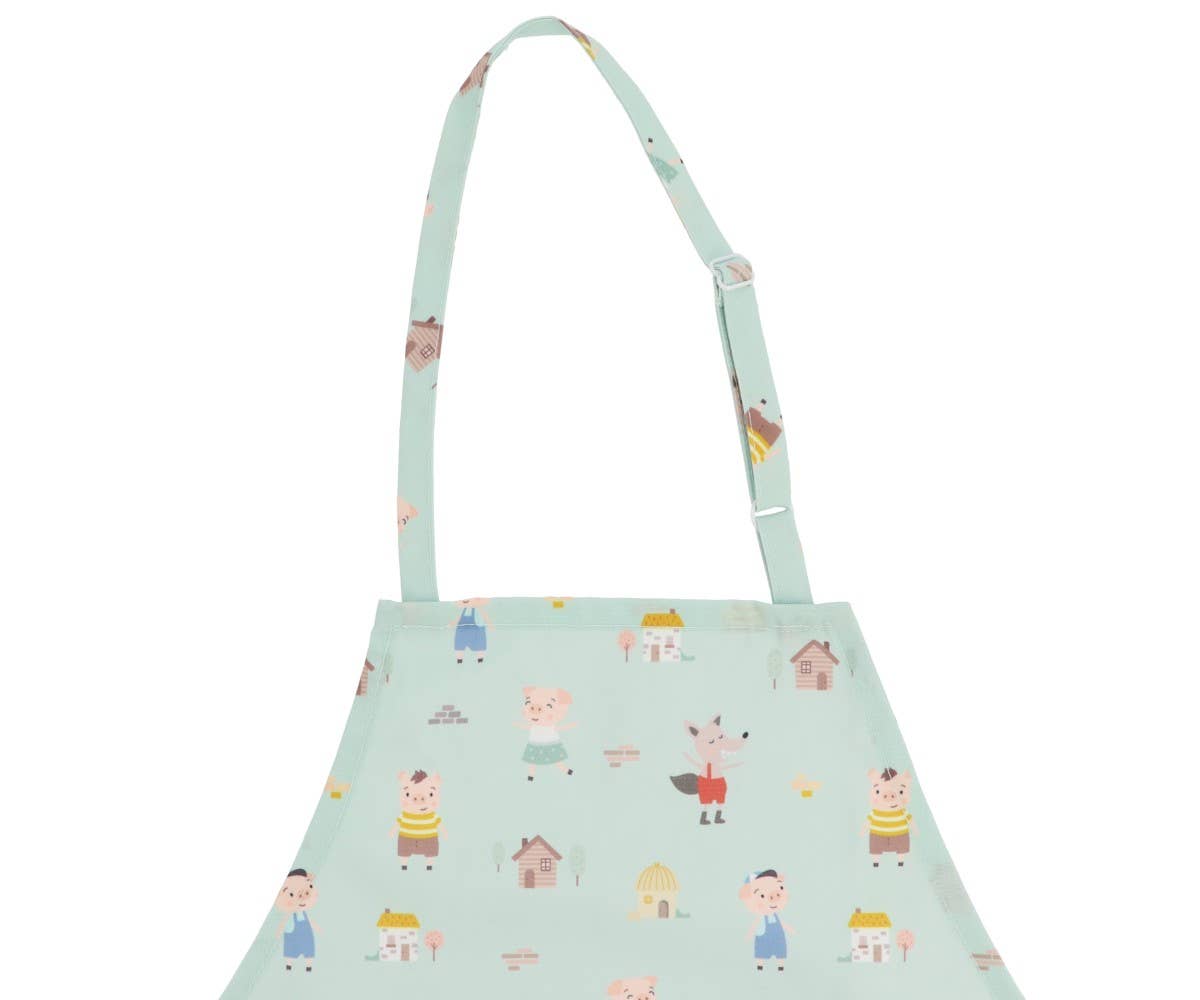 The Three Little Pigs Apron and Potholder Set