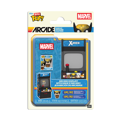 Bitty Pop! Arcade X-Men – packaging Wolverine officiel Funko