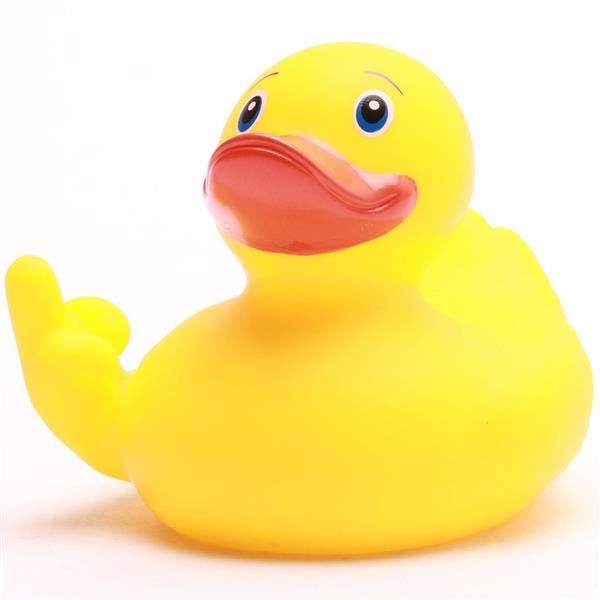 Canard Duck You avec doigt d'honneur