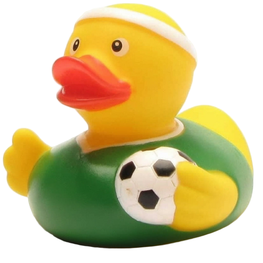 Canard Footballeur maillot vert