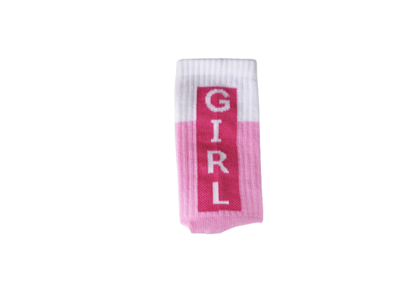Girl Power Kids Socks - Pink