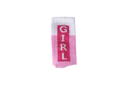 Girl Power Kids Socks - Pink