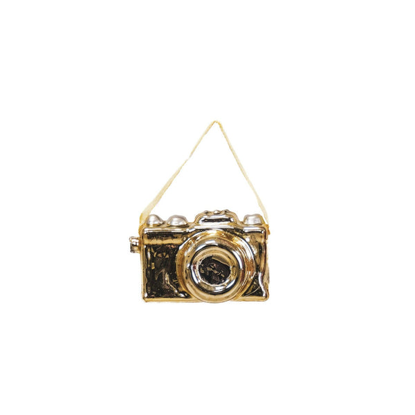 Kerstbal spiegelreflexcamera