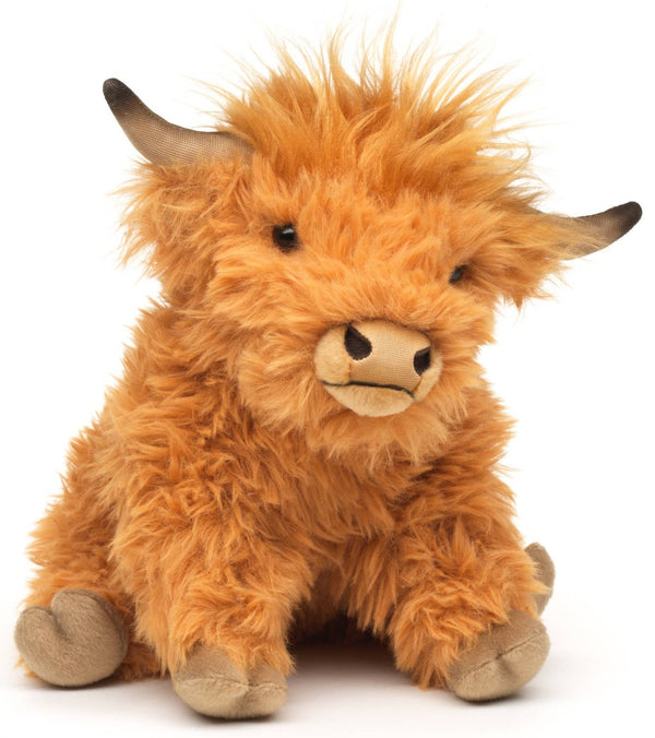 Vache Highland écossaise - 28 cm (longueur) - Peluche
