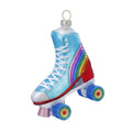 Roller Skates Glass Christmas Ornament, 10 cm