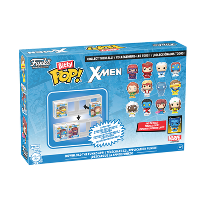Bitty Pop! X-Men 4-Pack Series 3 – packaging officiel Funko