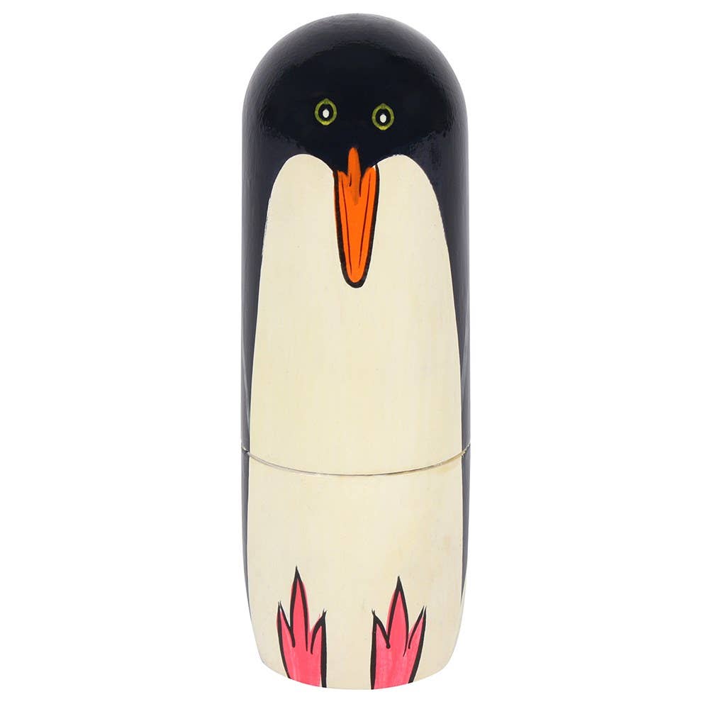 Poupées Gigognes Pingouin – Set de 5