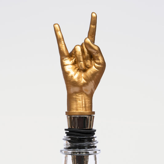 "Rock On" Bottle Stopper