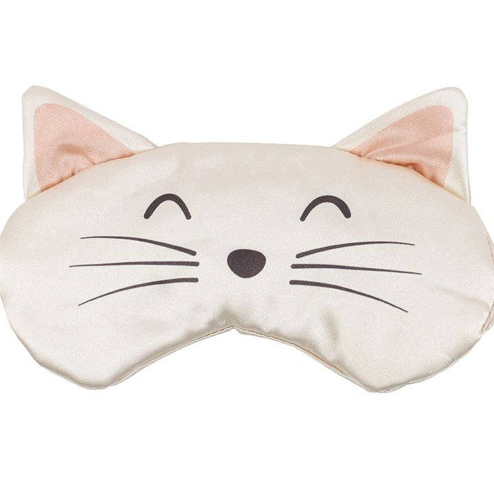 Satijnen katten nachtmasker