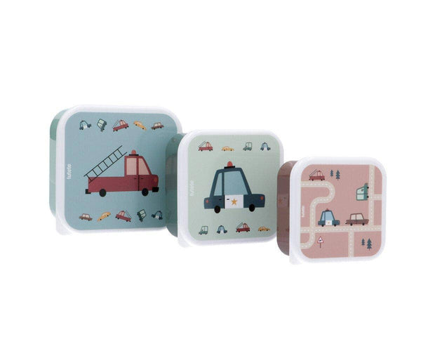 3 Boîtes à Goûter Voitures