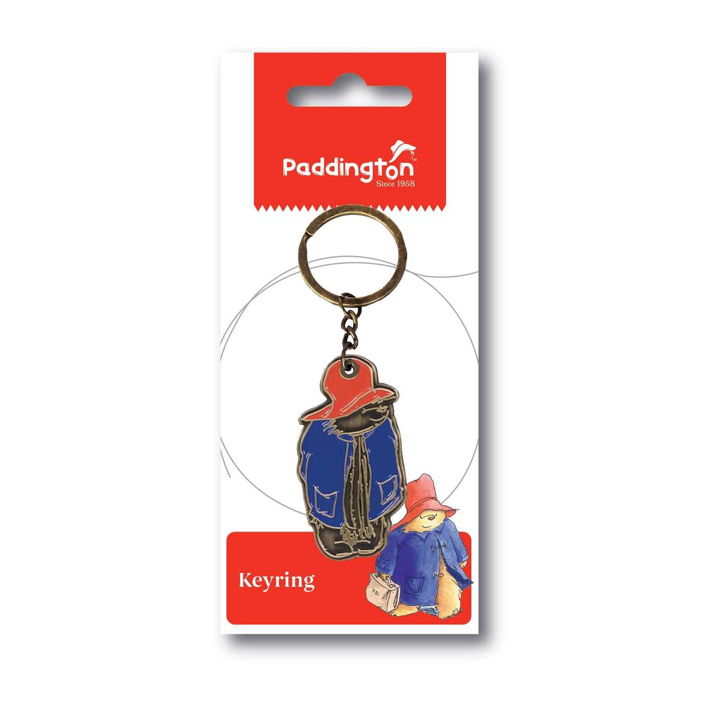 Metalen sleutelring - Paddington