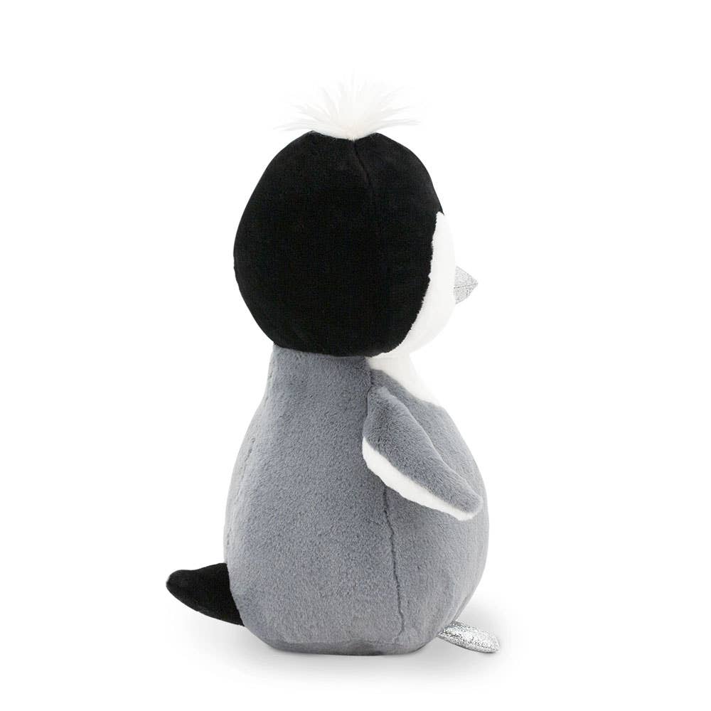 Fluffy the Grey Penguin Plush Toy - 22 cm - Suitable from 0 months