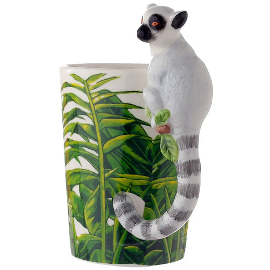 Lemur Mug with 3D Handle Katta Mug